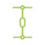 green and white drivetrain icon